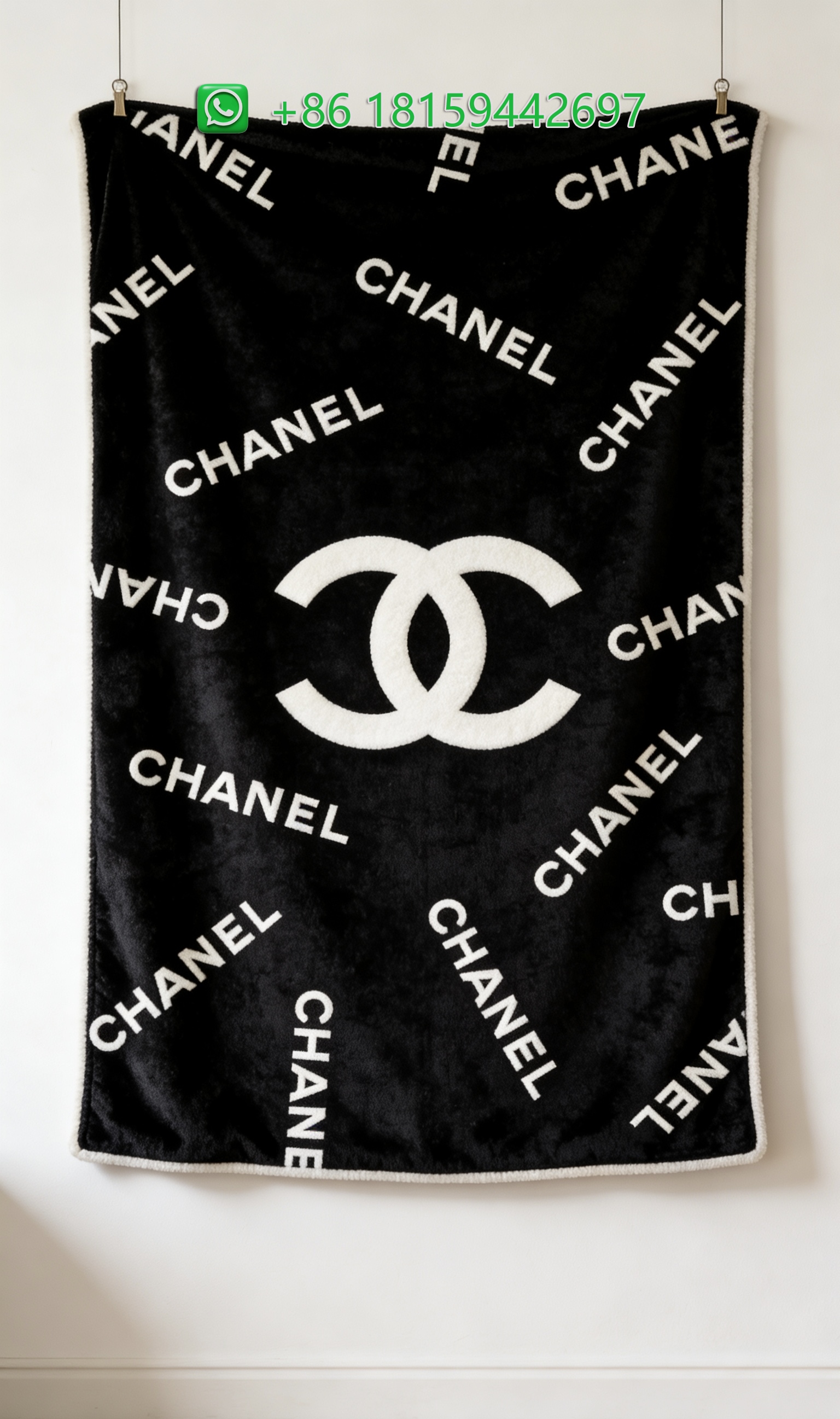 Chanel Throw Blankets